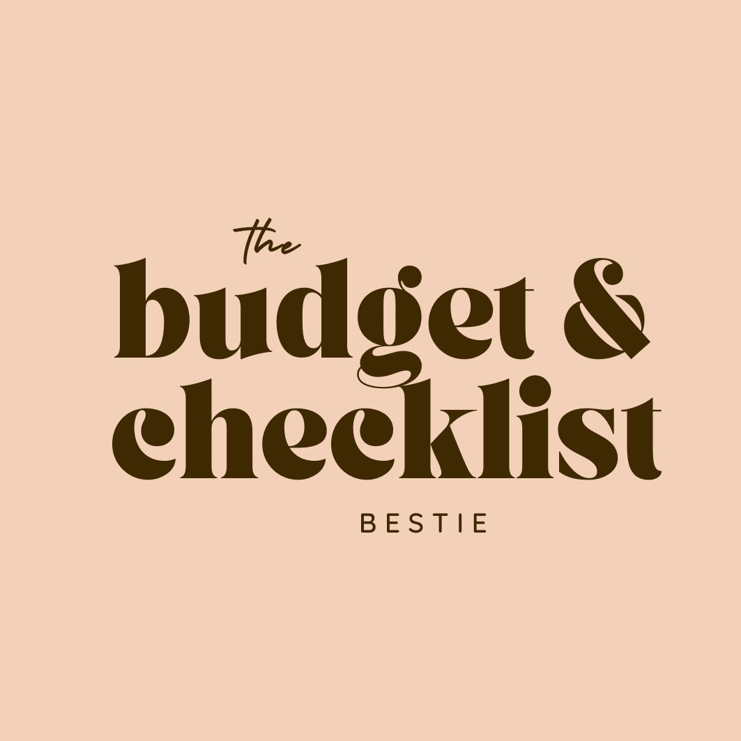 Full Wedding Budget Tracker, Budget Template and Checklist